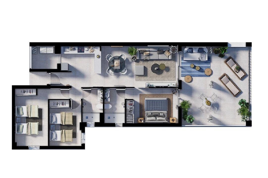 apartamento planta baja en Canyamel en venta, superficie 139 m², estado first owner, aire acondicionado, 3 dormitorios, 2 banos, piscina, ref.: HA-MLN-650-A05-21