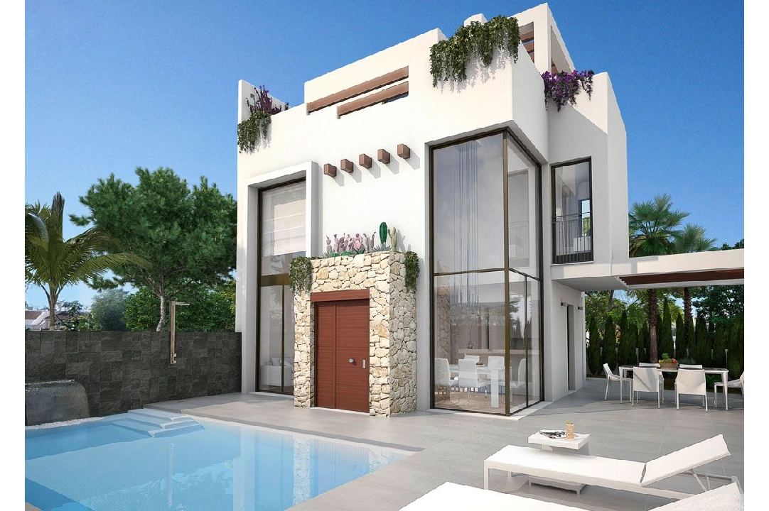 villa en Los Belones(Murcia) en venta, superficie 146 m², estado first owner, aire acondicionado, parcela 430 m², 3 dormitorios, 3 banos, piscina, ref.: HA-LBN-110-E02-6