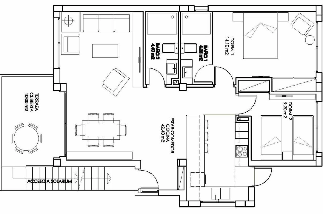 atico en San Miguel de Salinas en venta, superficie 169 m², estado first owner, 3 dormitorios, 2 banos, piscina, ref.: HA-SMN-205-A02-3