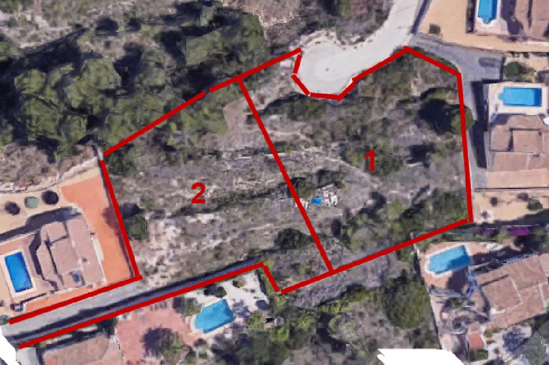 terreno en Moraira(Benimeit) en venta, aire acondicionado, parcela 1280 m², piscina, ref.: BP-3067MOR-11