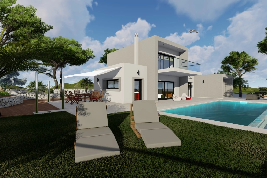 villa en Benissa(Fustera) en venta, superficie 160 m², aire acondicionado, parcela 1000 m², 3 dormitorios, 2 banos, piscina, ref.: BP-3092BEN-3