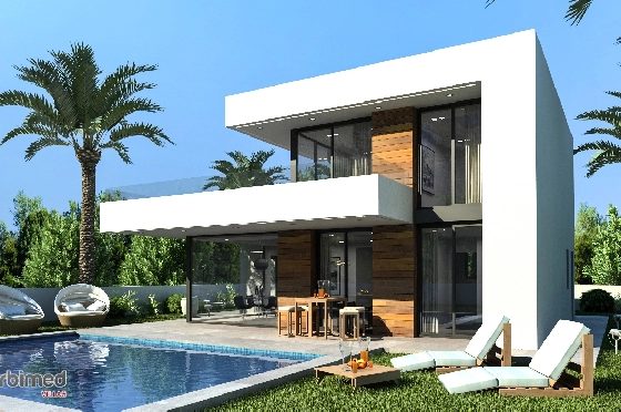 Villa in Denia zu verkaufen, Wohnfläche 151 m², Klimaanlage, Grundstück 731 m², 3 Schlafzimmer, 2 Badezimmer, Pool, ref.: UM-UV-TANIT-8