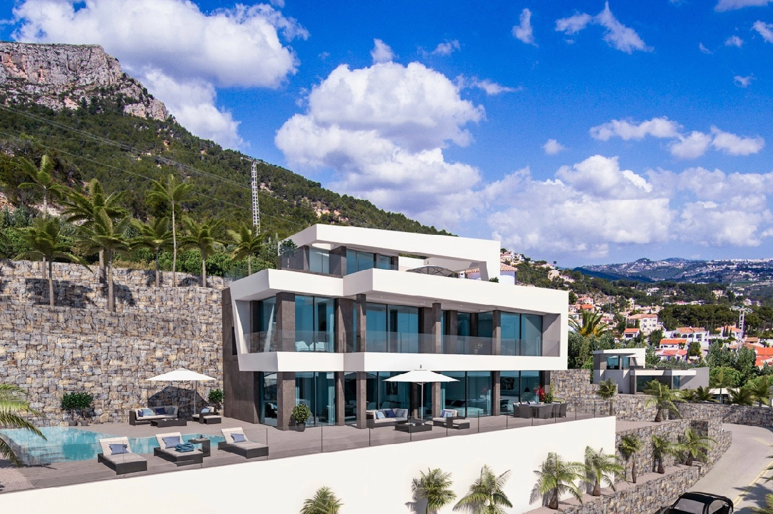 villa en Calpe en venta, superficie 410 m², aire acondicionado, parcela 675 m², 4 dormitorios, 4 banos, piscina, ref.: CA-H-1371-AMB-2