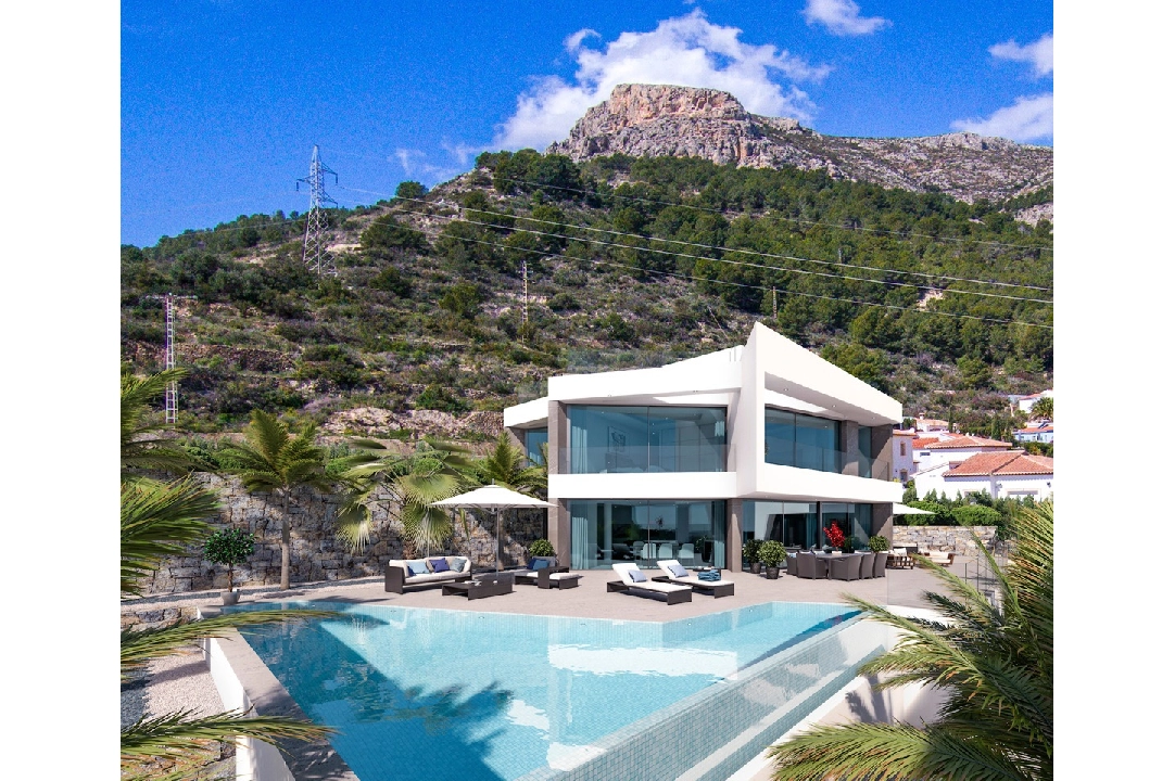 villa en Calpe en venta, superficie 410 m², aire acondicionado, parcela 675 m², 4 dormitorios, 4 banos, piscina, ref.: CA-H-1371-AMB-9