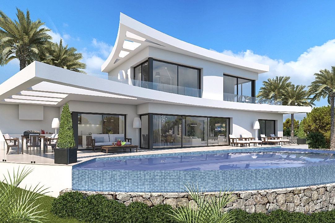 villa en Denia en venta, superficie 317 m², aire acondicionado, parcela 1400 m², 3 dormitorios, 4 banos, piscina, ref.: UM-UV-SOROLLA-5