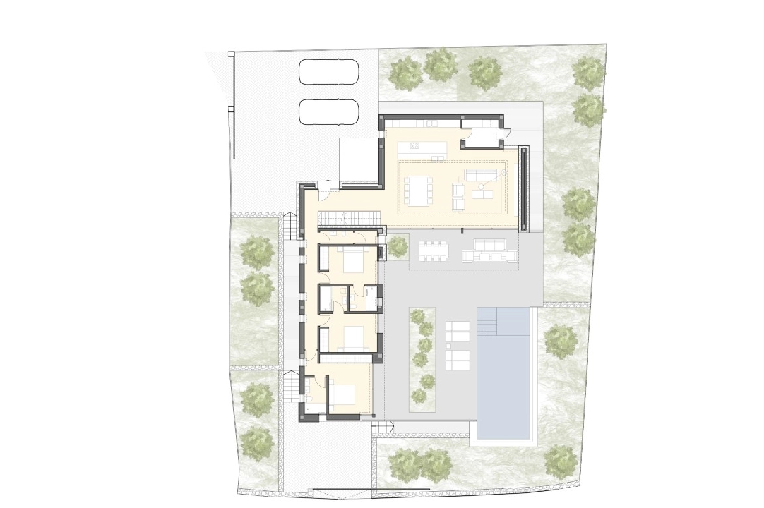 villa en Moraira(Moravit) en venta, superficie 322 m², aire acondicionado, parcela 939 m², 4 dormitorios, 4 banos, ref.: BP-3376MOR-8