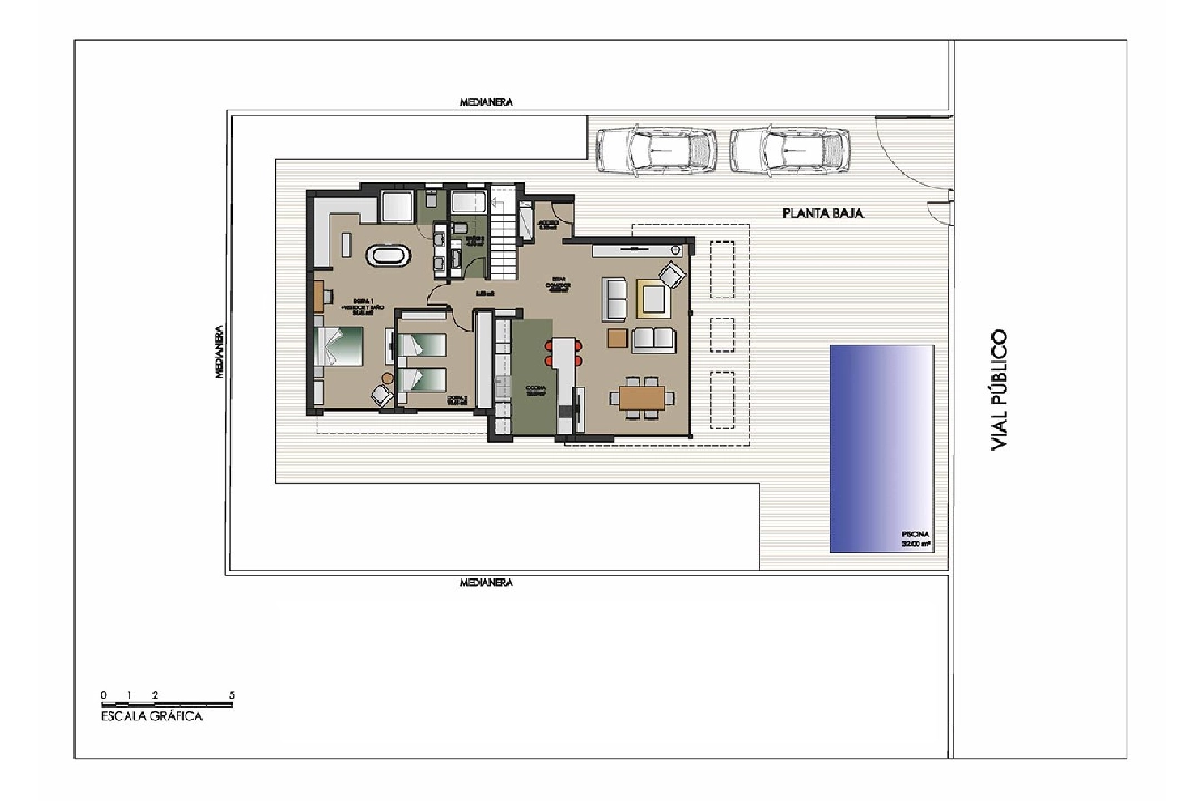 villa en Dehesa de Campoamor en venta, superficie 304 m², estado first owner, parcela 500 m², 4 dormitorios, 4 banos, piscina, ref.: HA-DCN-100-E14-28