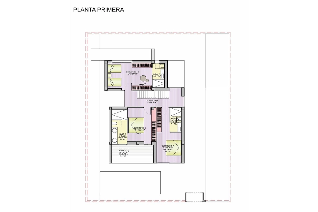 villa en Dehesa de Campoamor en venta, superficie 307 m², estado first owner, parcela 500 m², 4 dormitorios, 4 banos, piscina, ref.: HA-DCN-100-E15-12