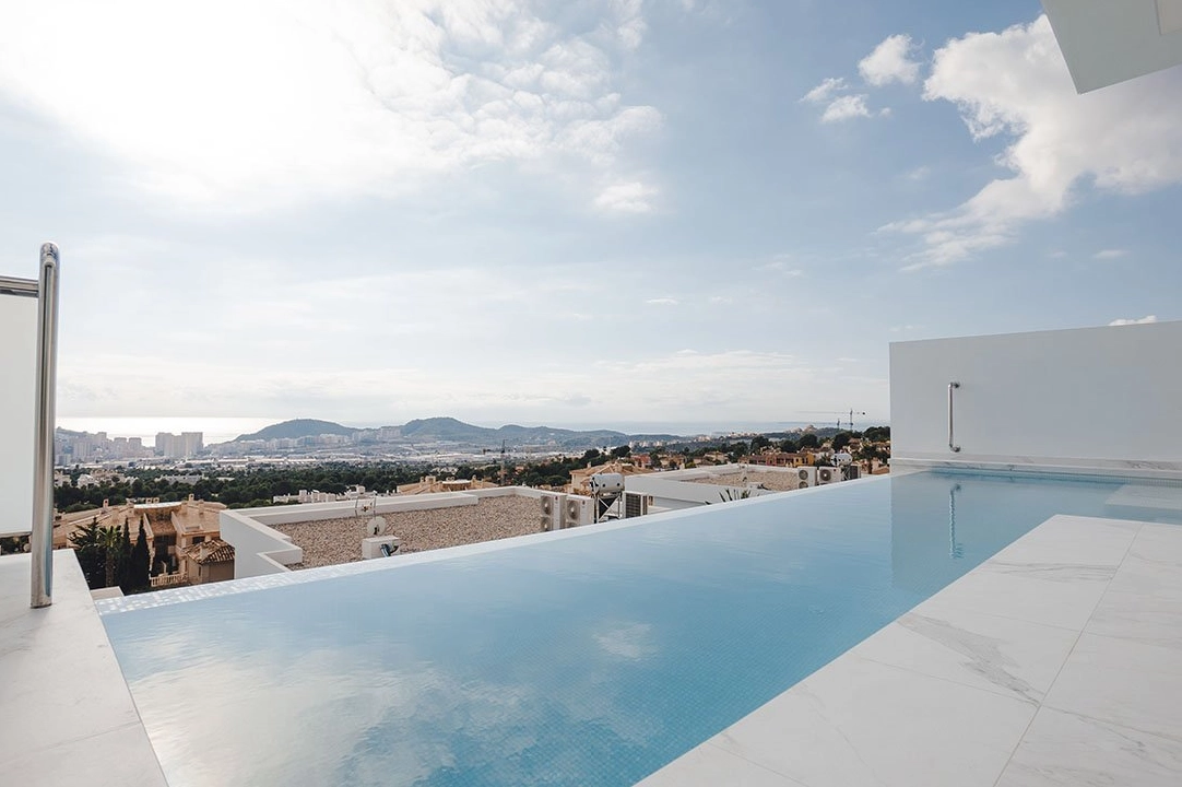 villa en Finestrat en venta, superficie 260 m², estado first owner, + fussboden, aire acondicionado, parcela 459 m², 4 dormitorios, 3 banos, piscina, ref.: HA-FIN-280-E03-13