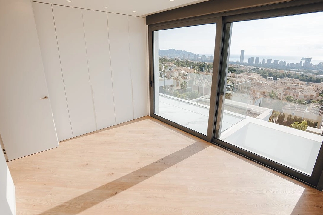 villa en Finestrat en venta, superficie 260 m², estado first owner, + fussboden, aire acondicionado, parcela 459 m², 4 dormitorios, 3 banos, piscina, ref.: HA-FIN-280-E03-28