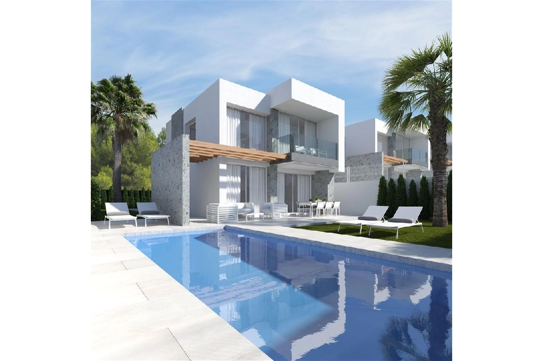 villa en Finestrat en venta, superficie 134 m², parcela 416 m², 3 dormitorios, 3 banos, piscina, ref.: COB-3199-1