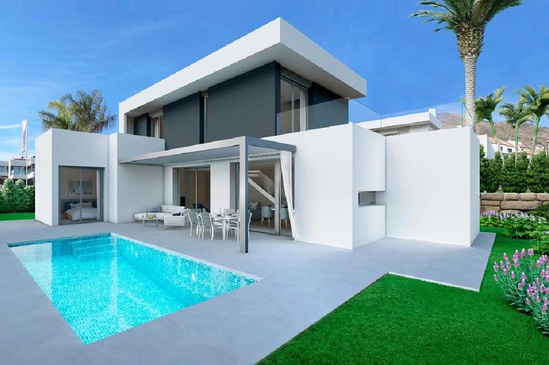 villa en Finestrat en venta, superficie 177 m², parcela 600 m², 3 dormitorios, 3 banos, piscina, ref.: COB-3182-1