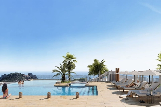 Etagen Apartment in Águilas zu verkaufen, Wohnfläche 86 m², Zustand Erstbezug, Klimaanlage, 2 Schlafzimmer, 2 Badezimmer, Pool, ref.: HA-AGN-100-A02-3