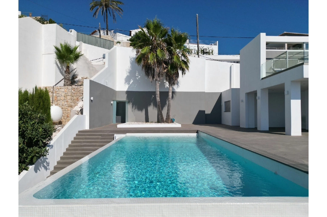 villa en Moraira(Moraira) en venta, superficie 400 m², ano de construccion 2014, estado mint, + calefaccion suelo, aire acondicionado, parcela 850 m², 4 dormitorios, 4 banos, piscina, ref.: AS-2522-4