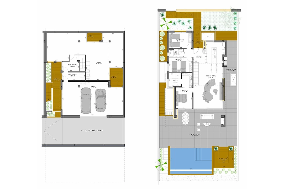 villa en Algorfa en venta, superficie 344 m², estado first owner, + fussboden, aire acondicionado, parcela 465 m², 3 dormitorios, 2 banos, piscina, ref.: HA-ARN-111-E01-4