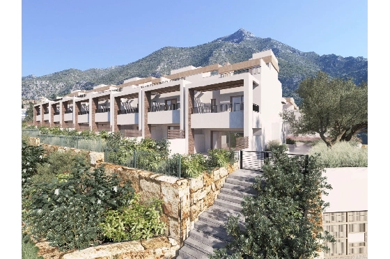 Stadthaus in Istan(Terreno Sau) zu verkaufen, Wohnfläche 191 m², Grundstück 290 m², 3 Schlafzimmer, 2 Badezimmer, Pool, ref.: TW-ALMAZARA-VIEWS-4
