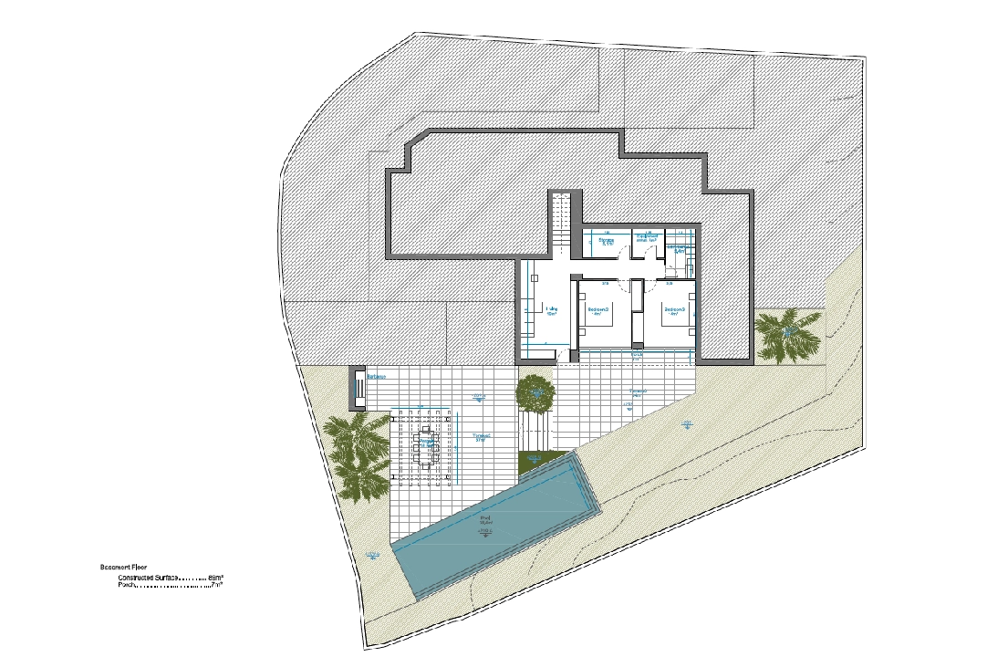 villa en Benitachell(Cumbre del Sol) en venta, superficie 282 m², ano de construccion 2022, aire acondicionado, parcela 891 m², 4 dormitorios, 3 banos, piscina, ref.: BI-BX.H-182-8