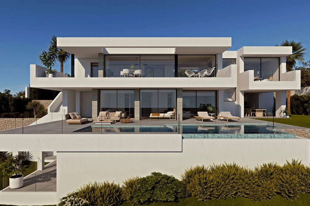 villa en Cumbre del Sol en venta, superficie 693 m², estado first owner, aire acondicionado, parcela 1158 m², 3 dormitorios, 3 banos, piscina, ref.: HA-CDN-200-E13-2