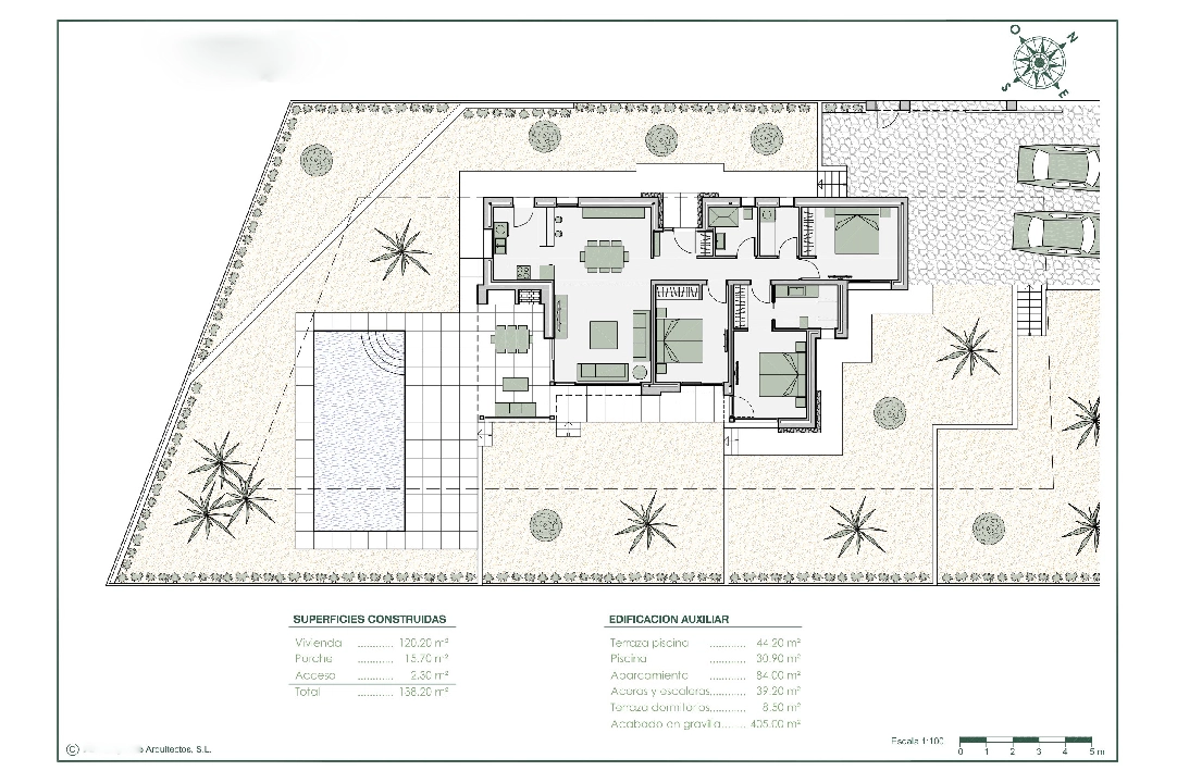 villa en Benissa en venta, superficie 138 m², ano de construccion 2022, aire acondicionado, parcela 800 m², 3 dormitorios, 2 banos, piscina, ref.: BI-BE.H-859-4
