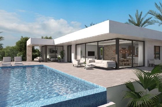 Villa in Denia zu verkaufen, Wohnfläche 259 m², Klimaanlage, Grundstück 1118 m², 4 Schlafzimmer, 4 Badezimmer, Pool, ref.: UM-UV-MANDARINA-II-13