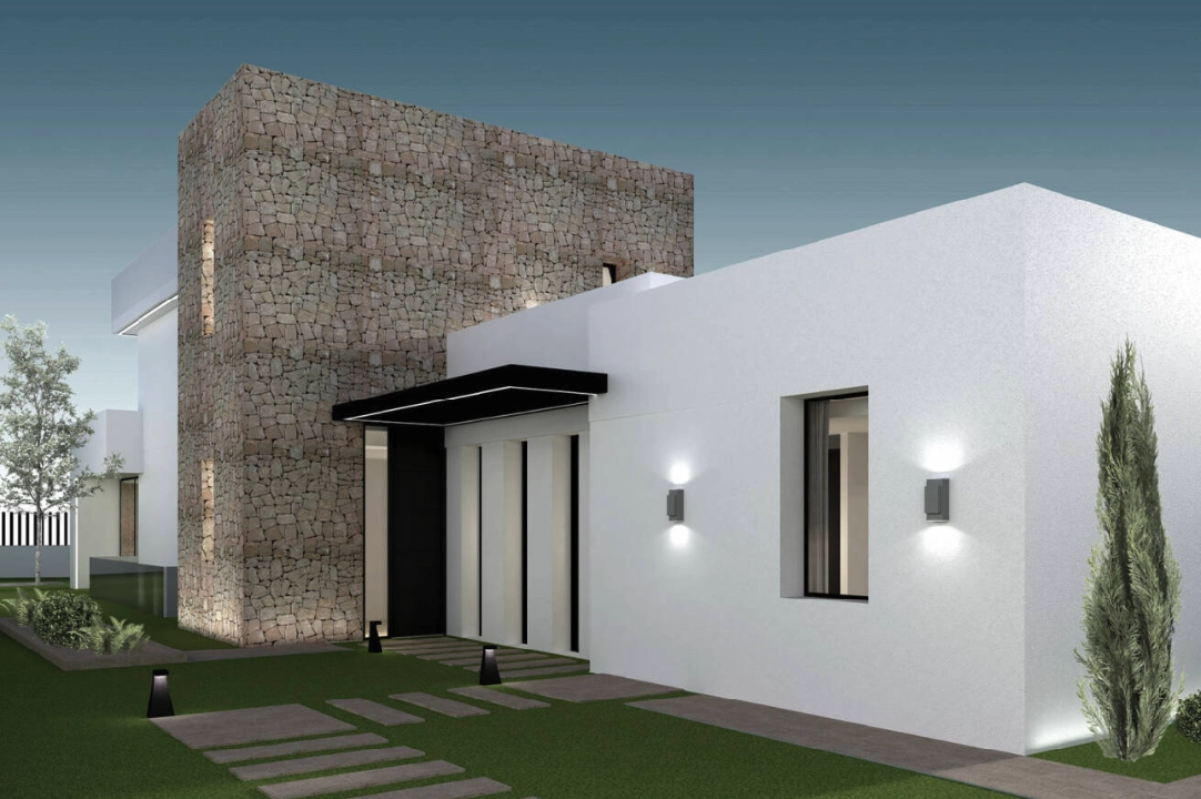 villa en Moraira(Pla del Mar) en venta, superficie 280 m², ano de construccion 2023, aire acondicionado, parcela 817 m², 3 dormitorios, 3 banos, piscina, ref.: BI-MT.H-768-2
