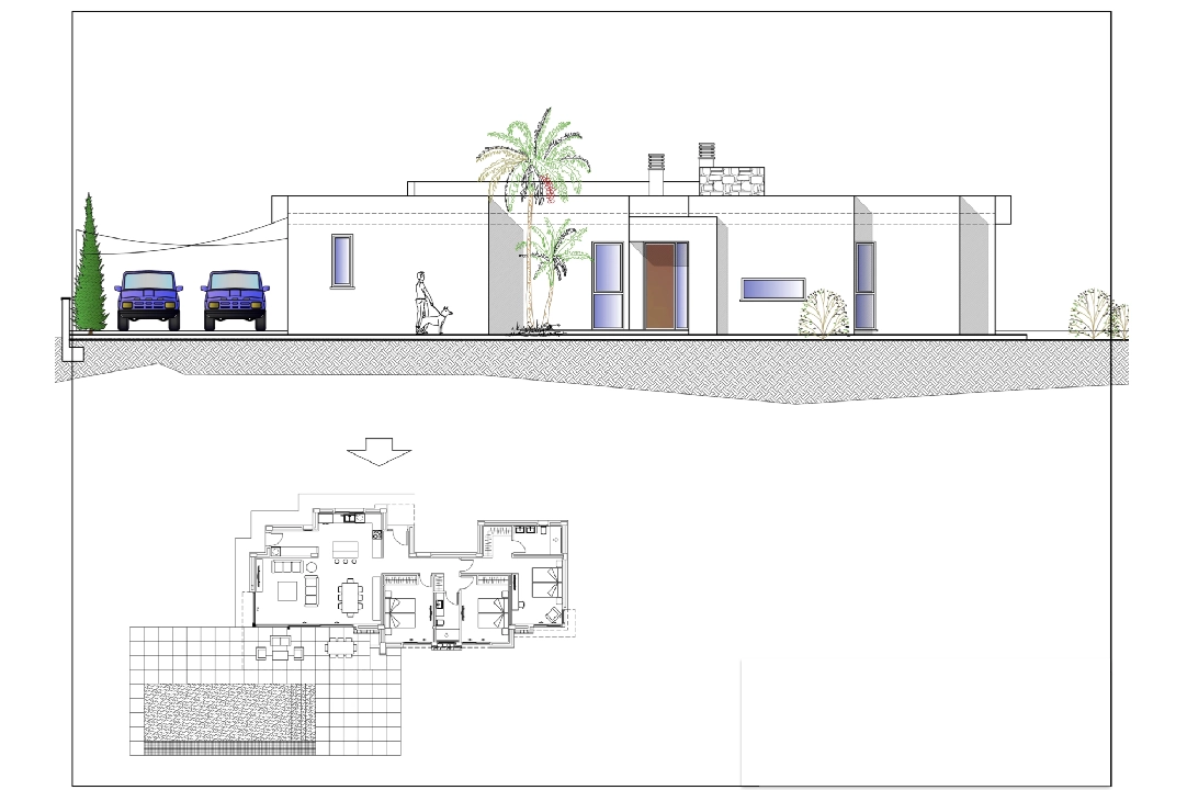 villa en Calpe en venta, superficie 166 m², aire acondicionado, parcela 800 m², 3 dormitorios, 2 banos, piscina, ref.: BI-CA.H-443-7