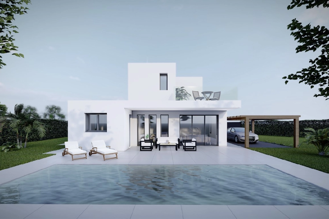 villa en Calpe(Buenavista) en venta, superficie 154 m², aire acondicionado, parcela 822 m², 3 dormitorios, 2 banos, piscina, ref.: BP-6399CAL-1