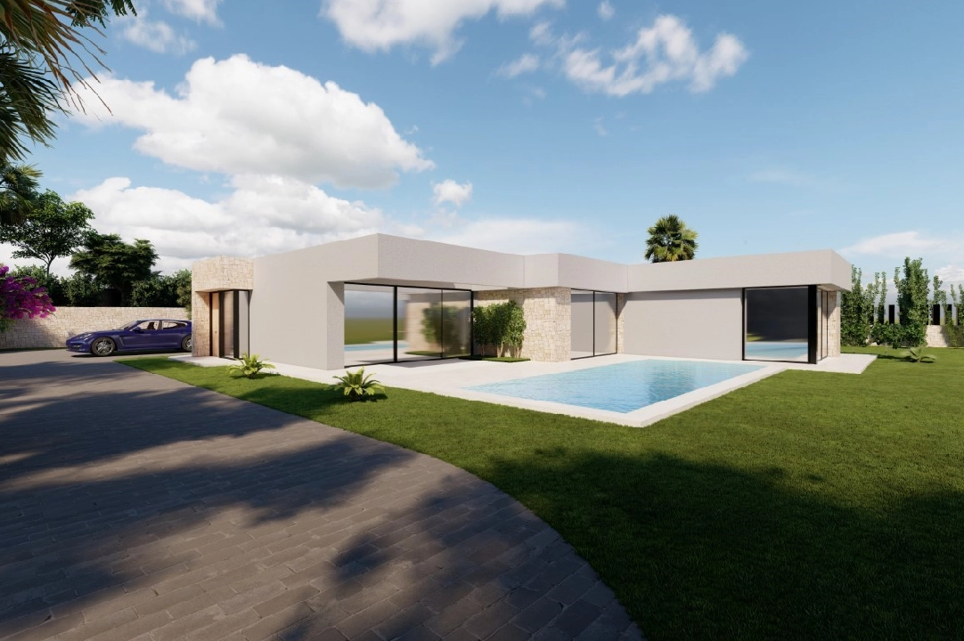 villa en Calpe(Puerto Blanco) en venta, superficie 167 m², aire acondicionado, parcela 1252 m², 3 dormitorios, 2 banos, piscina, ref.: BP-6414CAL-1