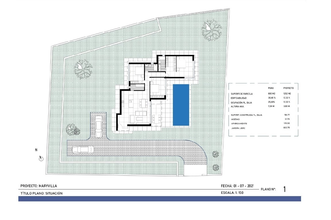 villa en Calpe(Puerto Blanco) en venta, superficie 167 m², aire acondicionado, parcela 1252 m², 3 dormitorios, 2 banos, piscina, ref.: BP-6414CAL-10