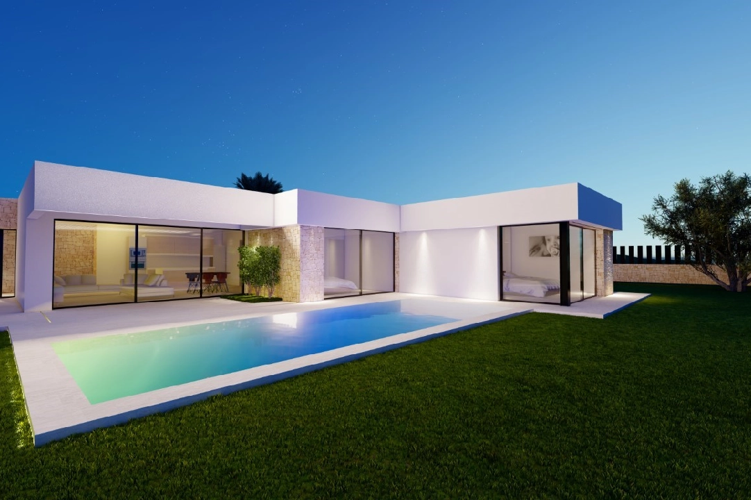 villa en Calpe(Puerto Blanco) en venta, superficie 167 m², aire acondicionado, parcela 1252 m², 3 dormitorios, 2 banos, piscina, ref.: BP-6414CAL-2