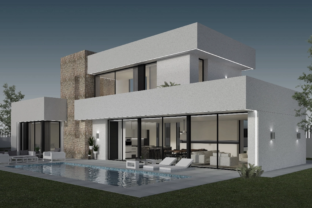 villa en Moraira en venta, superficie 280 m², aire acondicionado, parcela 817 m², 3 dormitorios, 3 banos, piscina, ref.: CA-H-1568-AMBI-1