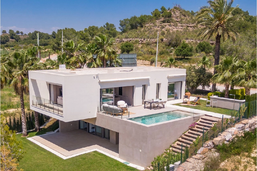 villa en Orihuela Costa en venta, superficie 264 m², estado first owner, aire acondicionado, parcela 518 m², 3 dormitorios, 3 banos, piscina, ref.: HA-OCN-146-E02-1