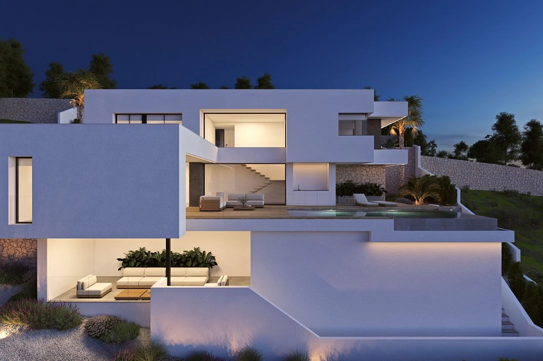villa en Cumbre del Sol en venta, superficie 469 m², estado first owner, + fussboden, aire acondicionado, parcela 807 m², 3 dormitorios, 2 banos, piscina, ref.: HA-CDN-200-E15-8