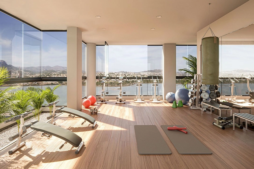 apartamento en la planta superior en Calpe en venta, superficie 65 m², estado first owner, aire acondicionado, 1 dormitorios, 1 banos, piscina, ref.: HA-CAN-130-A01-6