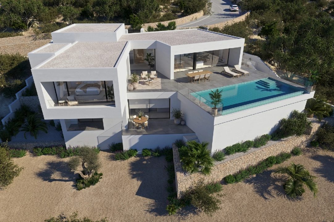 villa en Cumbre del Sol(Lirios Design) en venta, superficie 266 m², parcela 1000 m², 3 dormitorios, 4 banos, piscina, ref.: VA-AL024-3