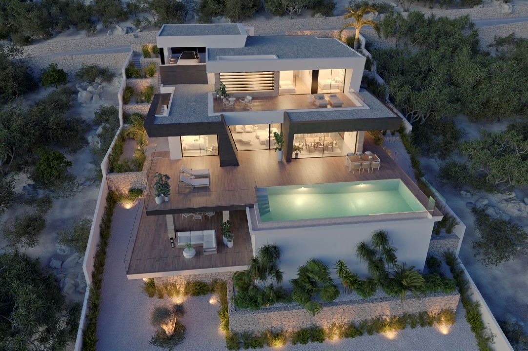 villa en Cumbre del Sol(Lirios Design) en venta, superficie 212 m², parcela 861 m², 3 dormitorios, 4 banos, piscina, ref.: VA-AL097-3