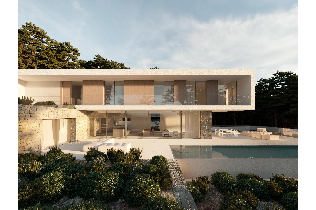 villa en Moraira en venta, superficie 754 m², aire acondicionado, parcela 1046 m², 4 dormitorios, 4 banos, piscina, ref.: CA-H-1626-AMB-2