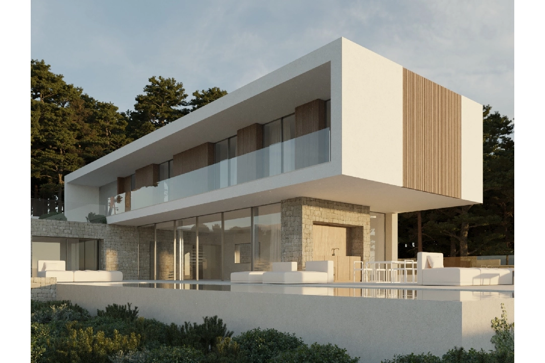 villa en Moraira en venta, superficie 754 m², aire acondicionado, parcela 1046 m², 4 dormitorios, 4 banos, piscina, ref.: CA-H-1626-AMB-5