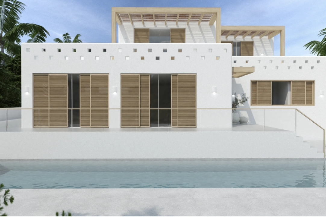 villa en Moraira en venta, superficie 217 m², aire acondicionado, parcela 811 m², 4 dormitorios, 4 banos, piscina, ref.: CA-H-1636-AMB-1