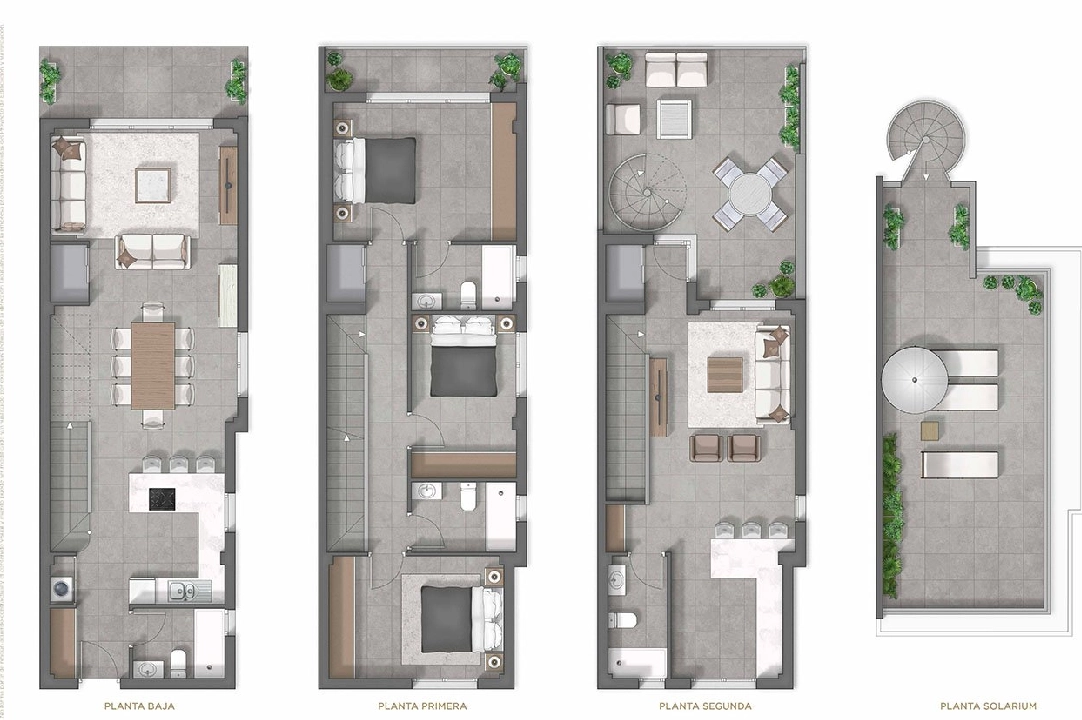 casa duplex en Guardamar del Segura en venta, superficie 202 m², estado first owner, parcela 148 m², 4 dormitorios, 4 banos, ref.: HA-GUN-150-D01-11