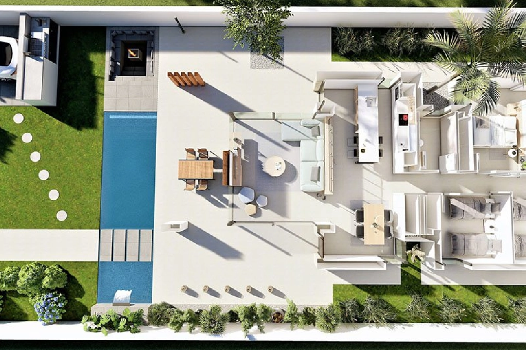 villa en San Fulgencio en venta, superficie 135 m², estado first owner, parcela 500 m², 3 dormitorios, 2 banos, piscina, ref.: HA-MAN-270-E01-13