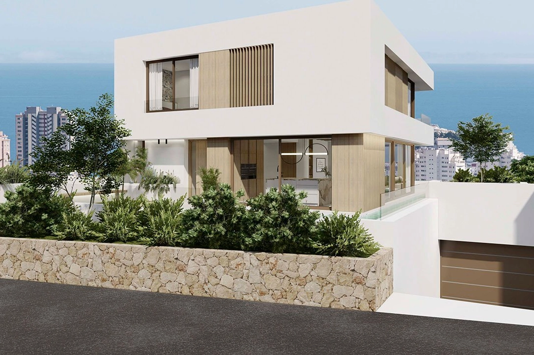 villa en Finestrat en venta, superficie 336 m², estado first owner, aire acondicionado, parcela 468 m², 3 dormitorios, 3 banos, piscina, ref.: HA-FIN-390-E01-1