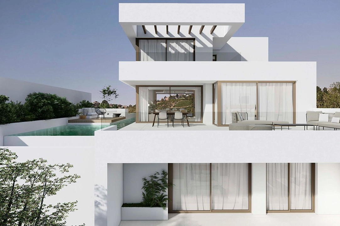 villa en Finestrat en venta, superficie 336 m², estado first owner, aire acondicionado, parcela 468 m², 3 dormitorios, 3 banos, piscina, ref.: HA-FIN-390-E01-4