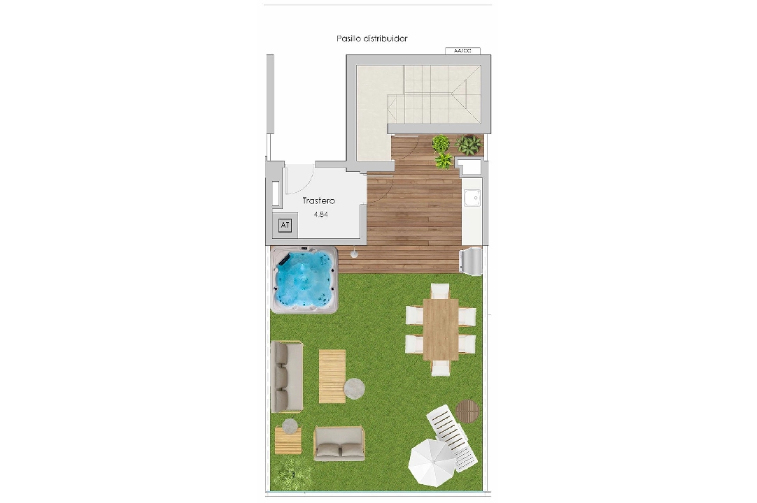 atico en Santa Pola en venta, superficie 208 m², estado first owner, 2 dormitorios, 2 banos, piscina, ref.: HA-SPN-702-A03-11