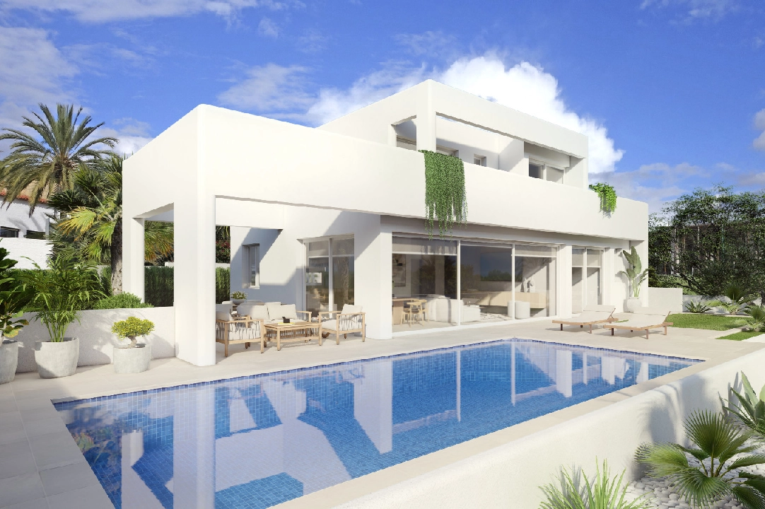villa en Benissa(Baladrar) en venta, superficie 138 m², ano de construccion 2023, aire acondicionado, parcela 625 m², 3 dormitorios, 3 banos, piscina, ref.: BI-BE.H-884-1