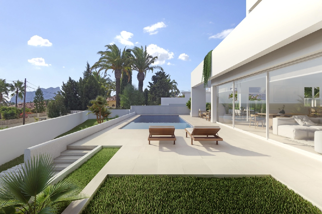 villa en Benissa(Baladrar) en venta, superficie 138 m², ano de construccion 2023, aire acondicionado, parcela 625 m², 3 dormitorios, 3 banos, piscina, ref.: BI-BE.H-884-2