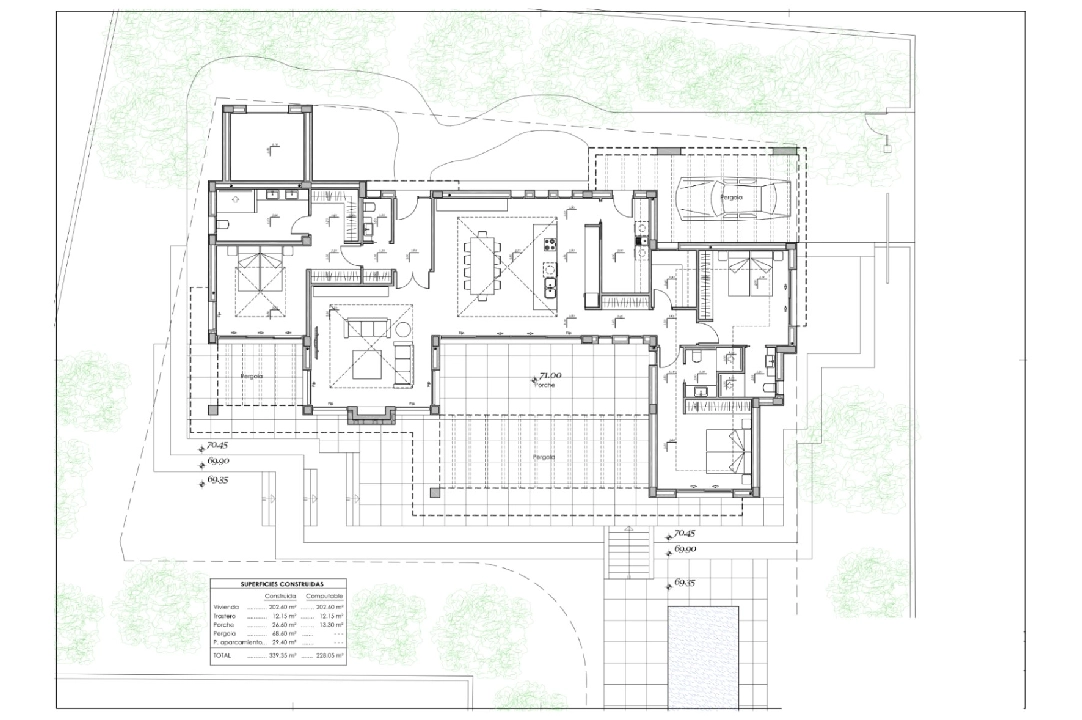 villa en Javea en venta, superficie 420 m², ano de construccion 2023, aire acondicionado, parcela 1741 m², 4 dormitorios, 4 banos, piscina, ref.: BI-JA.H-122-6