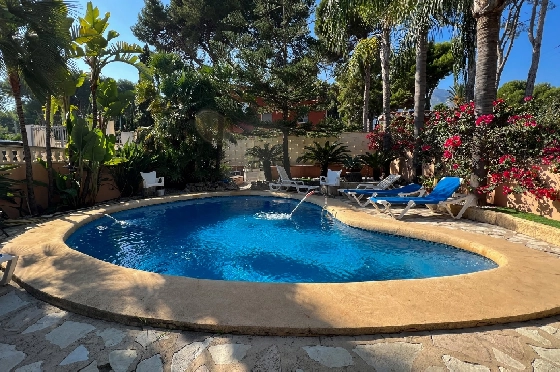 Villa in Denia zu vermieten, Wohnfläche 200 m², Zustand gepflegt, + Zentralheizung, Klimaanlage, Grundstück 900 m², 3 Schlafzimmer, 2 Badezimmer, Pool, ref.: D-0123-4