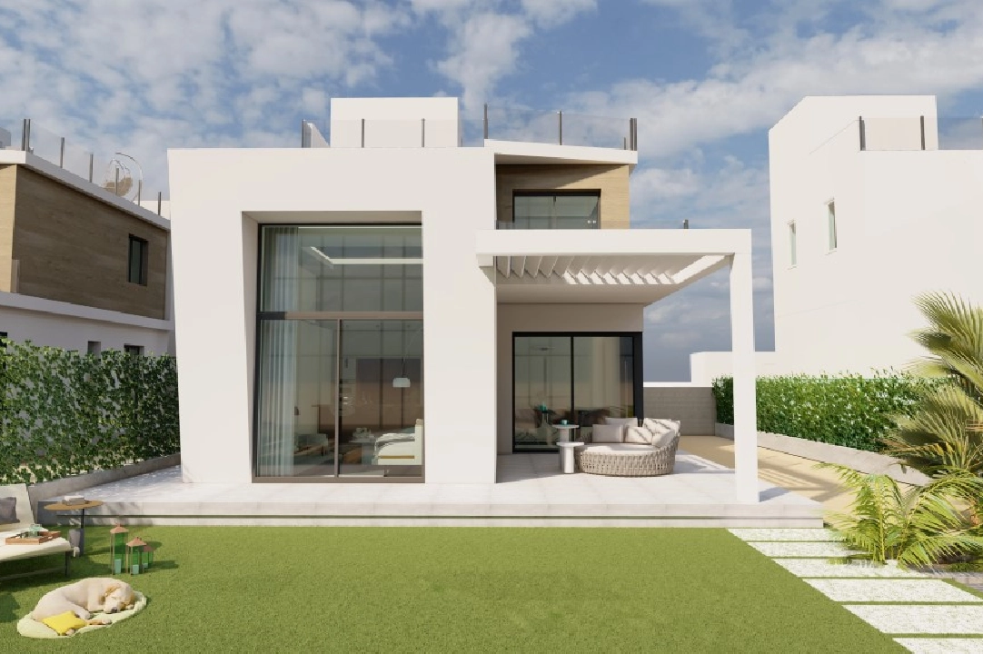 villa en Finestrat en venta, superficie 163 m², ano de construccion 2023, aire acondicionado, parcela 346 m², 3 dormitorios, 3 banos, piscina, ref.: BI-AL.H-030-16