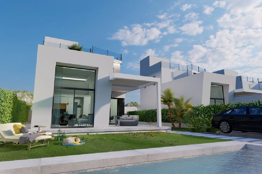villa en Finestrat en venta, superficie 163 m², ano de construccion 2023, aire acondicionado, parcela 346 m², 3 dormitorios, 3 banos, piscina, ref.: BI-AL.H-030-2